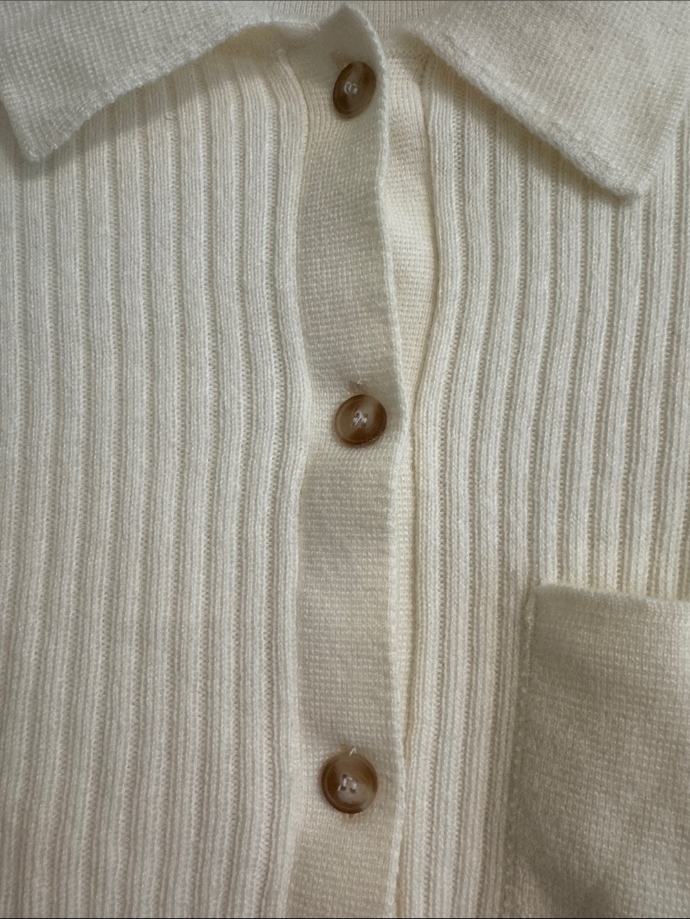 Sezane Ribbed Cardigan - Picture 3 of 5